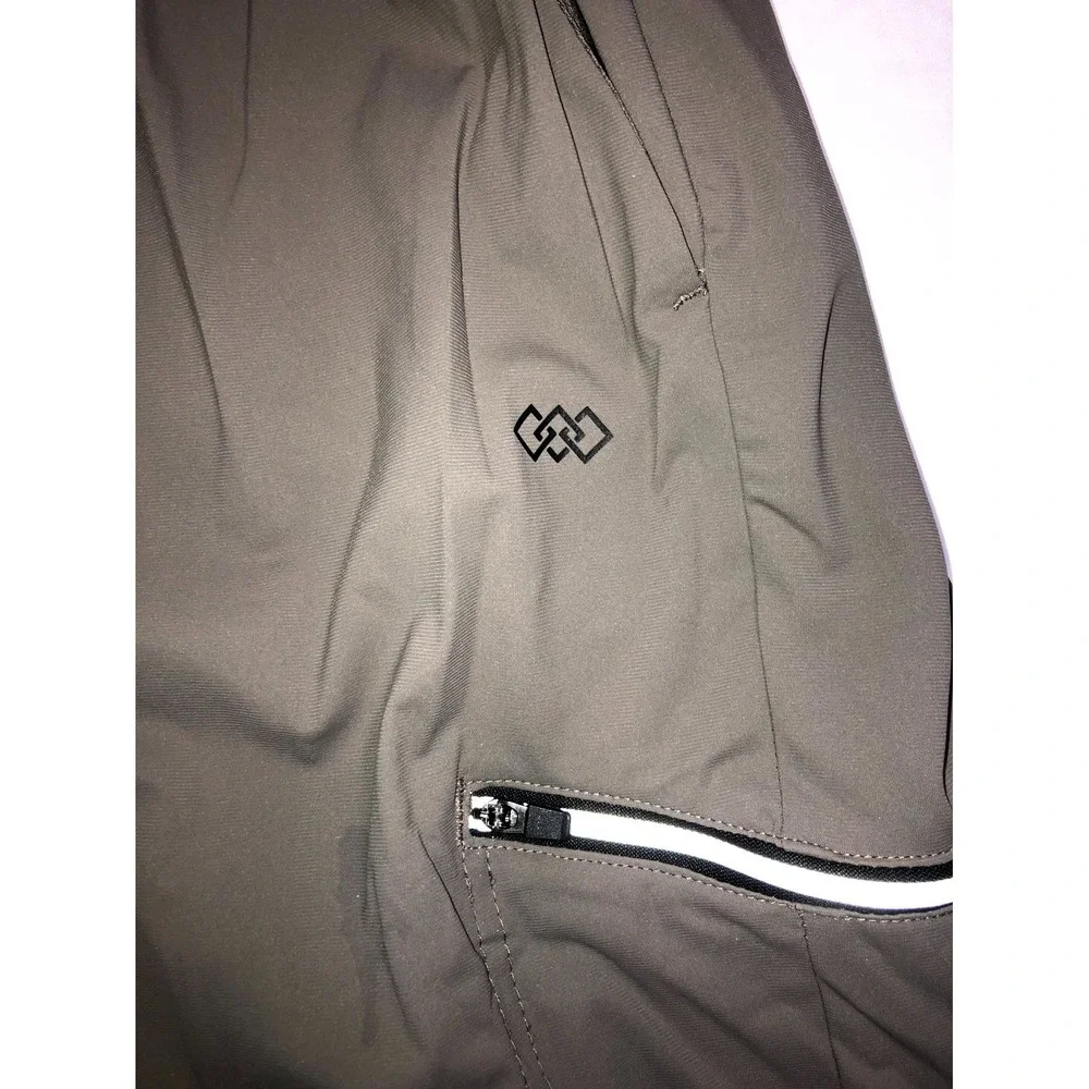 LEG3ND Mens Cargo Jogger Pants Black Athletic Utility Pockets Outdoor Small